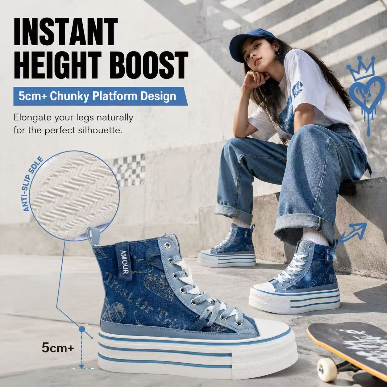 Sneakers alte Fiori&Spine 50